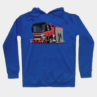 Cartoon firetruck Hoodie